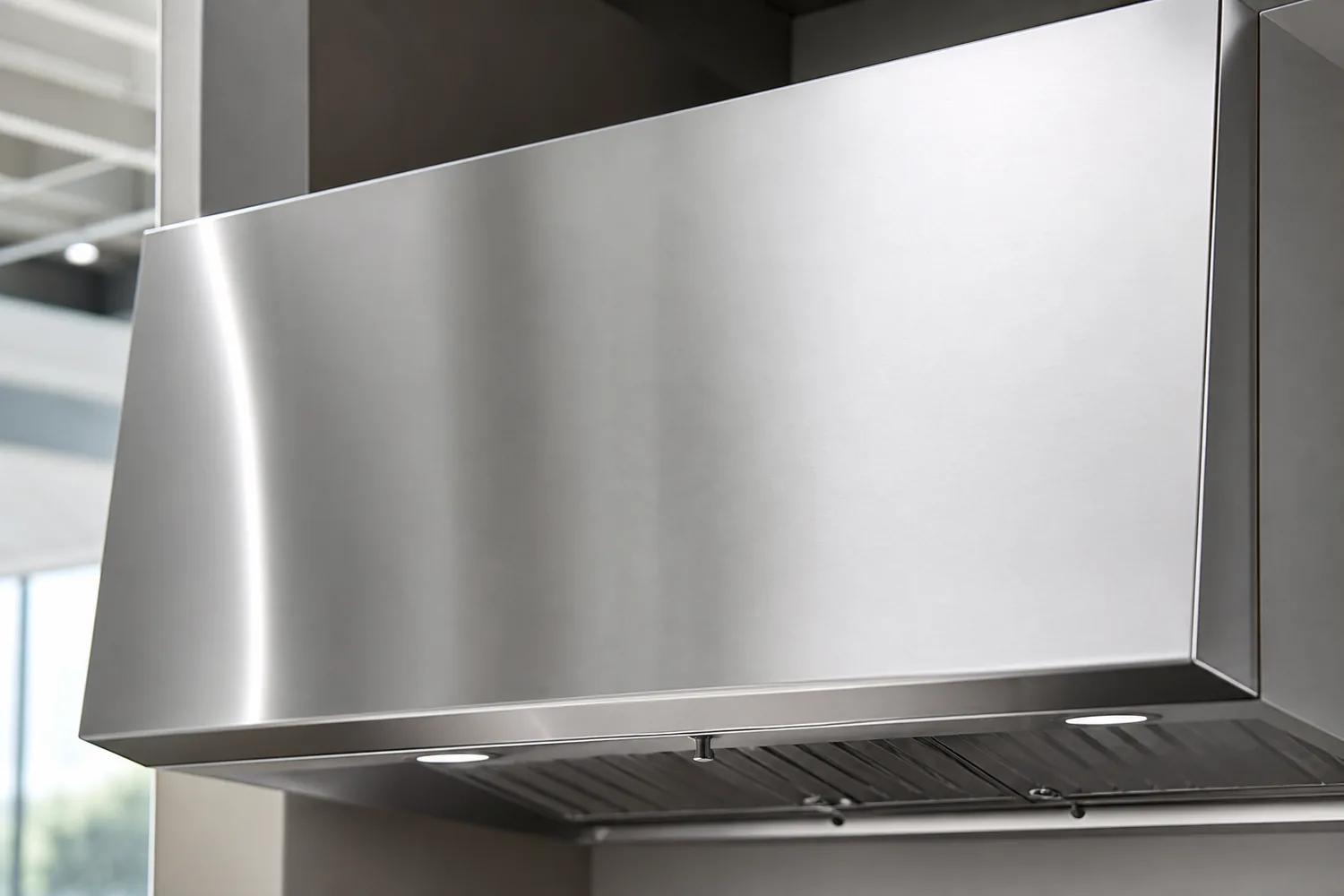 430 stainless steel sheet panel installed on kitchen appliance with BA finish