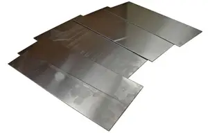 Cut aluminium sheet pieces and fabrication blanks ready for packing