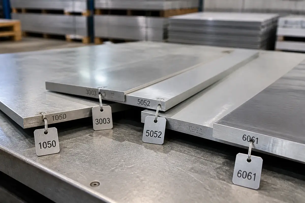 Aluminium sheet alloy and temper selection for procurement