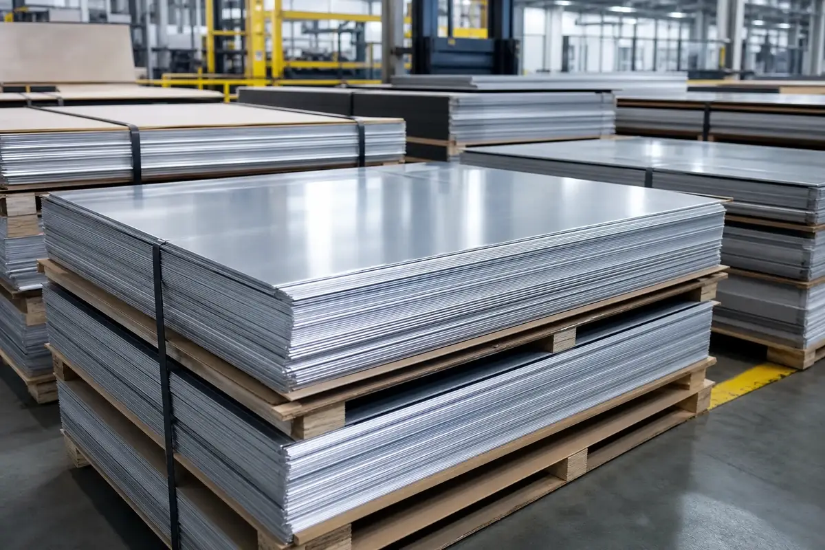 Aluminium sheet supplier Turkey export packed flat products