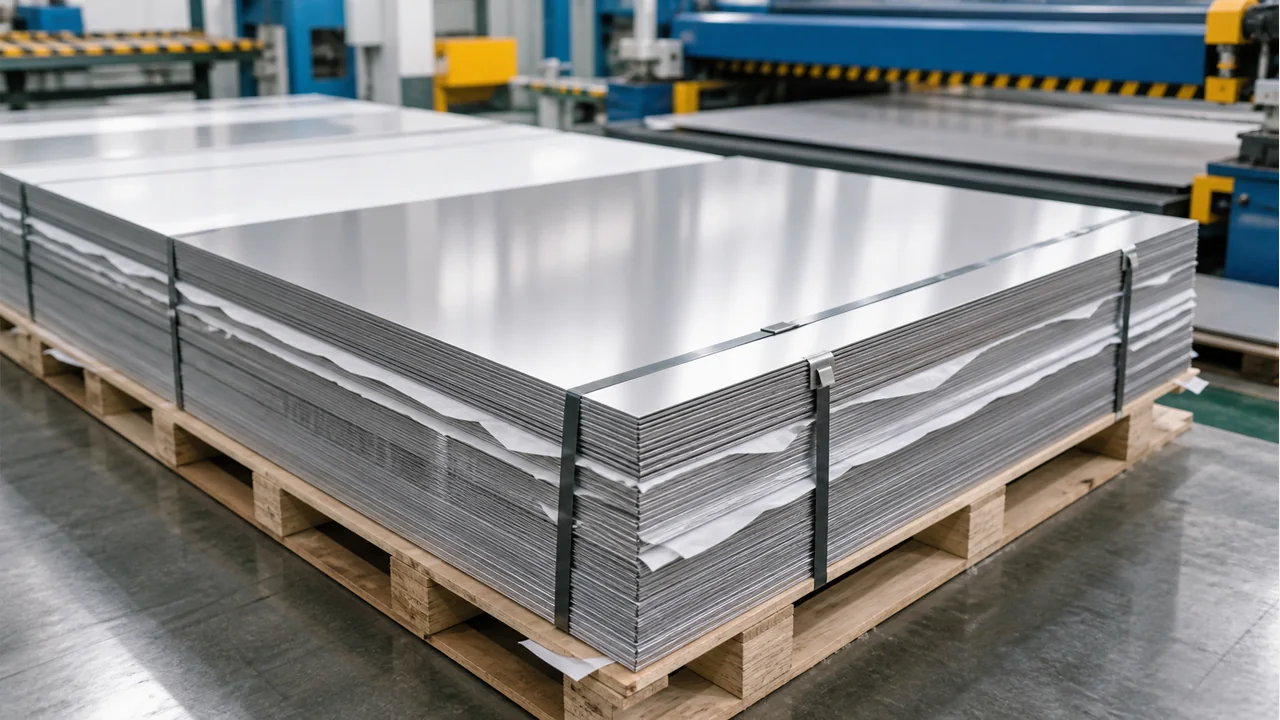 Cut-to-length stainless steel sheet stack for procurement RFQs