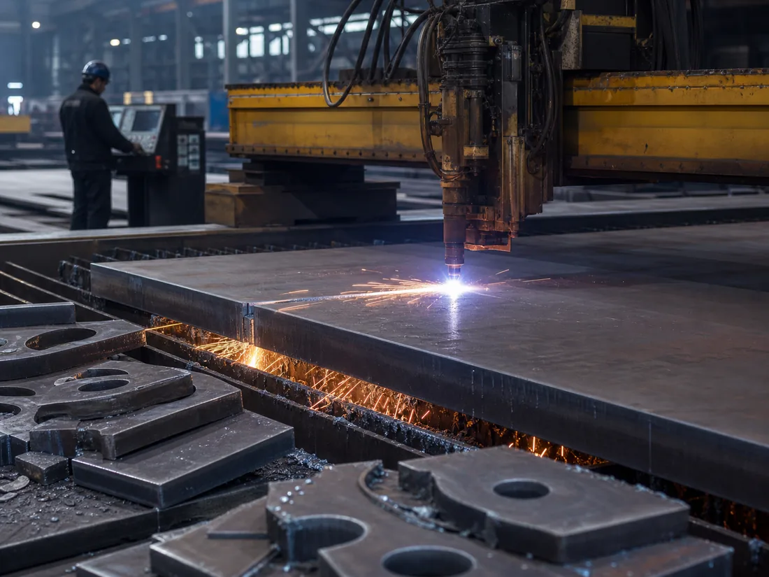 Heavy steel plate for demanding fabrication requirements